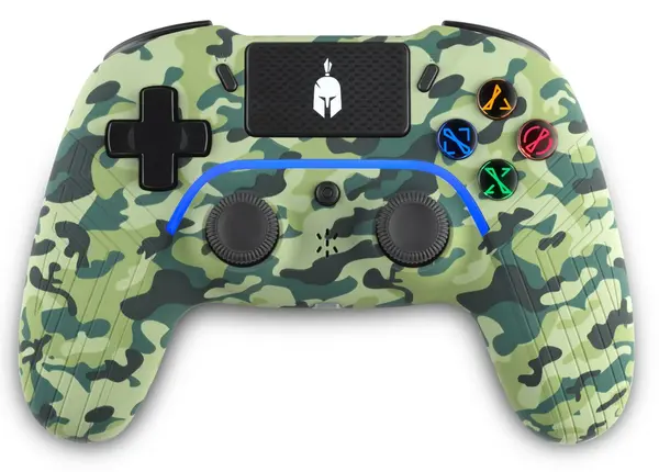 Controler Spartan Gear - Aspis 4, fără fir, Green Camo