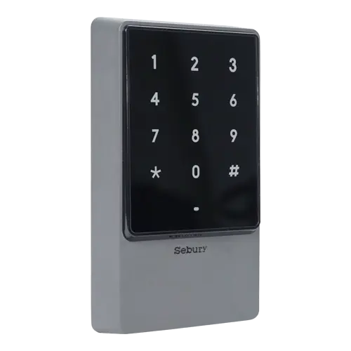 Controler standalone cu tastatura touch si cititor dual EM 125kHz / Mifare 13.56MHz, carcasa antivandal IP68 IK10, Sebury SEB-sTouch2