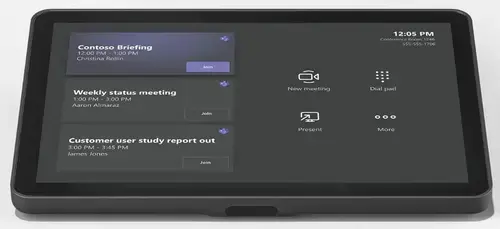 Controler touchscreen pentru conferinta Logitech Tap IP, Ecran 10.1inch la 14°, Ethernet 10/100 Mbps, Wireless (Negru)