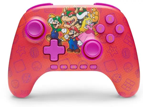 Controler wireless PowerA - Advantage Wireless, Mario & Friends (Nintendo Switch 2)