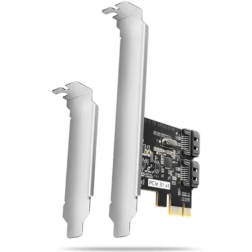 Controller Axagon PCES‑SJ2, PCIe 2.0 x1, 2x SATA III 6 Gb/s, bracket low-profile inclus, chipset JMB582
