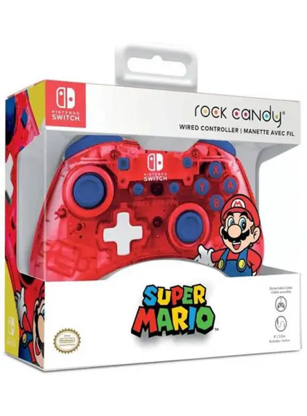 Controller PDP Cu Fir Rock Candy Mini Super Mario NSW