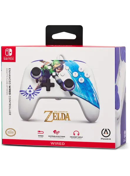 Controller PowerA Enhanced Wired Master Sword Attack - NSW