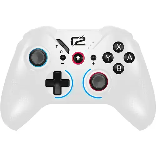 Controller ready2gaming Nintendo Switch Pro Pad X, Bluetooth 2.1, Vibratii, Compatibil Nintendo/PC, 600 mAh (Alb)