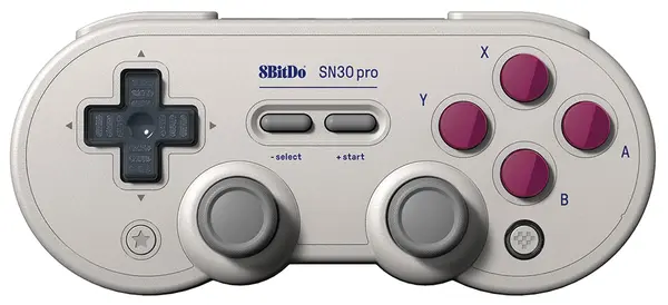Controller wireless 8BitDo - SN30 Pro, Hall Effect Edition, G Classic, alb (Nintendo Switch/PC)