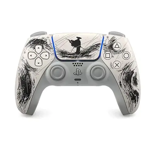 Controller Wireless Sony DualSense Ghost of Yotei Black Limited Edition pentru PlayStation 5 (Negru/Alb)