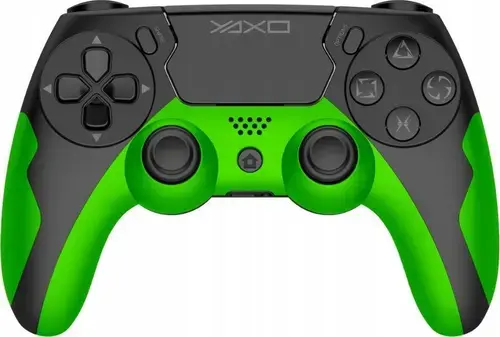 Controller Wireless YAXO Hornet Fury YAX-GA-GC-004, Bluetooth, Vibratii, 17 butoane, pentru PC, PS3, PS4 (Verde)