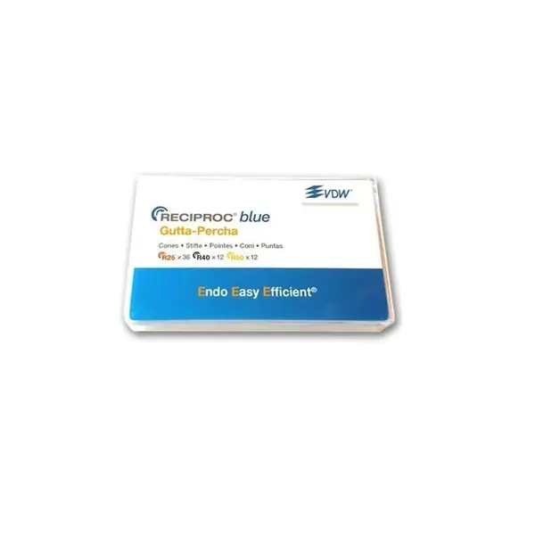 Conuri Gutaperca Reciproc Blue VDW - 60 conuri