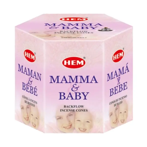 Conuri Parfumate Backflow, Mamma Baby