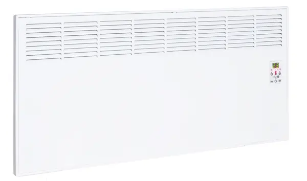 Convector de perete sau pardoseala iVigo DIGITAL EPK 2000 W White, control electronic, Termostat de siguranta, termostat reglabil, IP 24, pentru 24 mp, ERP 2018