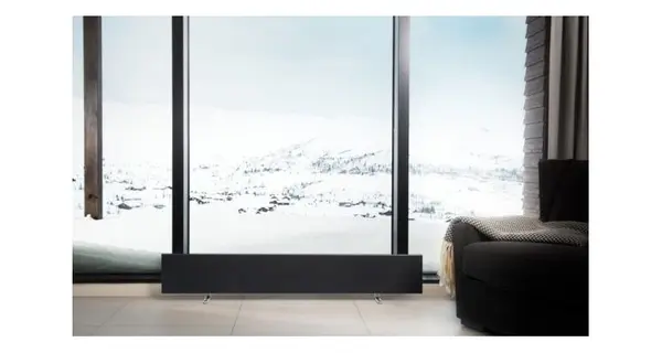 Convector electric ADAX NEO L 12 KWT, 1200 W, Termostat Wi-Fi, 5 ani garantie,negru
