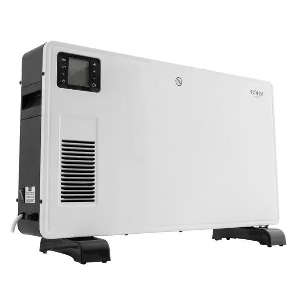 Convector electric de podea cu display si telecomanda BA HM, 2000W, Suprafata incalzire 20m ²