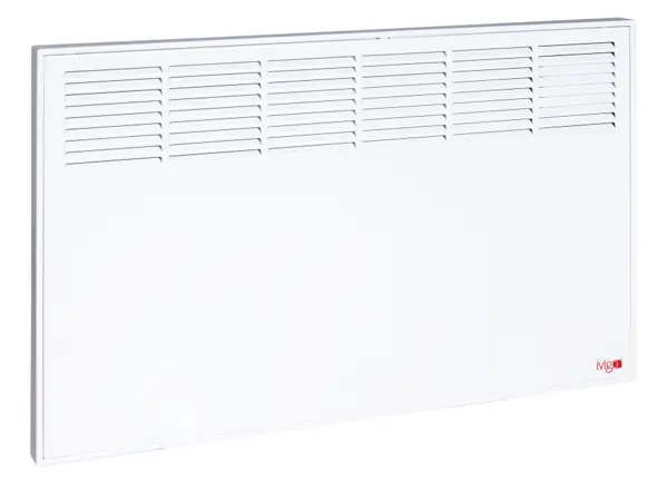 Convector iVigo Manual EPK 1000 W White, control mecanic, Termostat de siguranta, termostat reglabil, IP 24, pentru 12 mp, ERP 2018