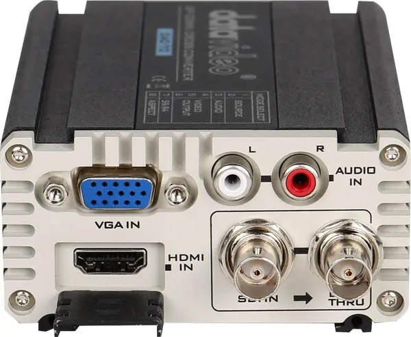 Convertor Datavideo DAC-70 Multi-Format Up/Down/Cross, VGA/HDMI/SDI catre HDMI/SDI, Scaler Video Full HD, Intrare Audio RCA