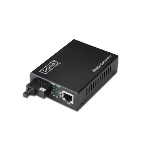 Convertor media BiDi, Digitus, Gigabit Ethernet monomod DN-82122