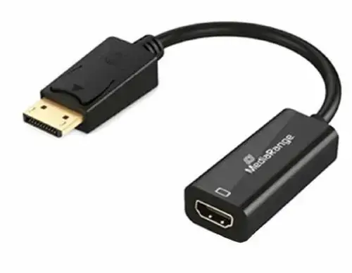 Convertor MediaRange MRCS175, DisplayPort - HDMI (Negru)
