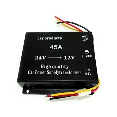 Convertor Tensiune Auto 24V la 12V 45A Reductor Profesional Camioane