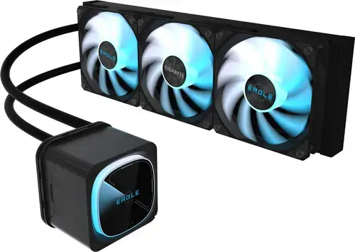 Cooler CPU AIO GIGABYTE EAGLE 360, Racire cu lichid, 3x120mm ARGB, Intel/AMD (Negru)