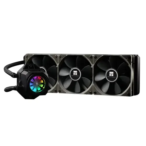 Cooler CPU AIO Thermalright Turbo Right 360C, 360mm, Pompa cu ADD LED, Ventilatoare 600-1800 RPM (Negru)