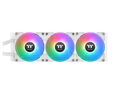 Cooler CPU All in One Thermaltake TH360 V2 ARGB, 360mm 2000 RPM, Racire cu lichid (Alb)