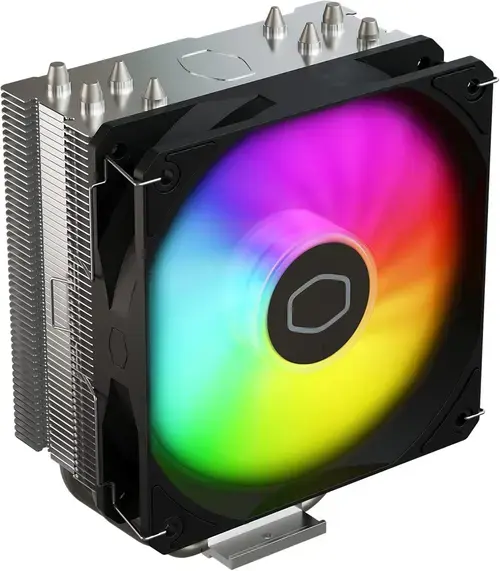 Cooler CPU CoolerMaster Hyper 212 Spectrum V3, ARGB, 650-1750 RPM, 4-PIN PWM (Negru/Argintiu)