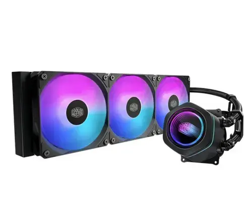 Cooler CPU CoolerMaster MasterLiquid Core Nex 360, iluminare aRGB, 1750 rpm (Negru)