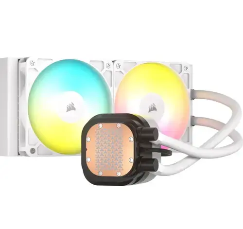 Cooler CPU Corsair Nautilus 240 RS, 420 - 2100rpm, iluminare aRGB, 120mm (Alb)