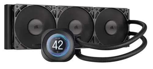 Cooler CPU Corsair Nautilus 360 RS LCD, 420 - 2100rpm (Negru)