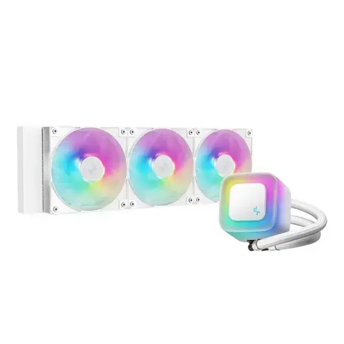 Cooler CPU Deepcool LE360 V2, aRGB, 500 - 2100 rpm (Alb)