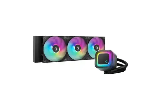 Cooler CPU Deepcool LE360 V2, aRGB, 500 - 2100 rpm (Negru)