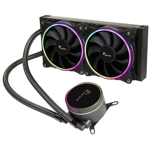 Cooler CPU Inter-Tech Iceman LC-240 iluminare aRGB (Negru)