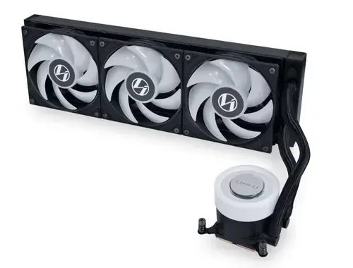Cooler CPU Lian Li GA II Lite, iluminare RGB, 2500RPM (Negru)