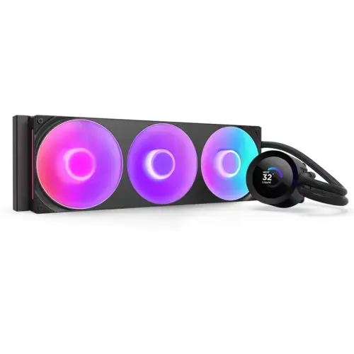 Cooler CPU NZXT Kraken Plus 360 RGB, AIO 360mm (Negru)