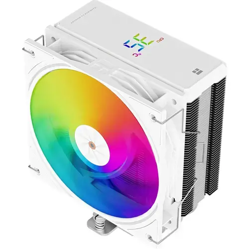 Cooler CPU Thermalright Assassin X 120 R Digital Argb White, Intel si AMD, Racire cu aer, 120mm, 2000 rpm, 4 heatpipes, inaltime 151mm, ARGB (Alb)