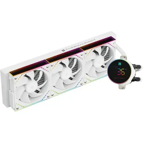 Cooler CPU Thermalright Frozen Magic 360 Digital ARGB V2, Intel si AMD, 2000 RPM, 3x120mm ARGB (Alb)