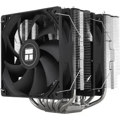 Cooler CPU Thermalright Peerless Assassin 120 SE, Intel si AMD, Racire cu aer, dual tower, 2x120mm, 1550 rpm, 6 heatpipes, inaltime 155mm, fara LED (Negru)