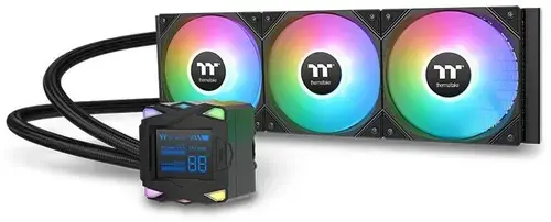 Cooler CPU Thermaltake LA360-S ARGB Sync CL-W462-PL12SW-A, 3x120mm, PWM, 2500 RPM, Display