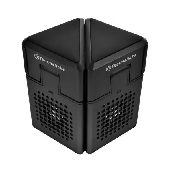 Cooler laptop Thermaltake Satellite 2-in-1 cooler cu boxe negru
