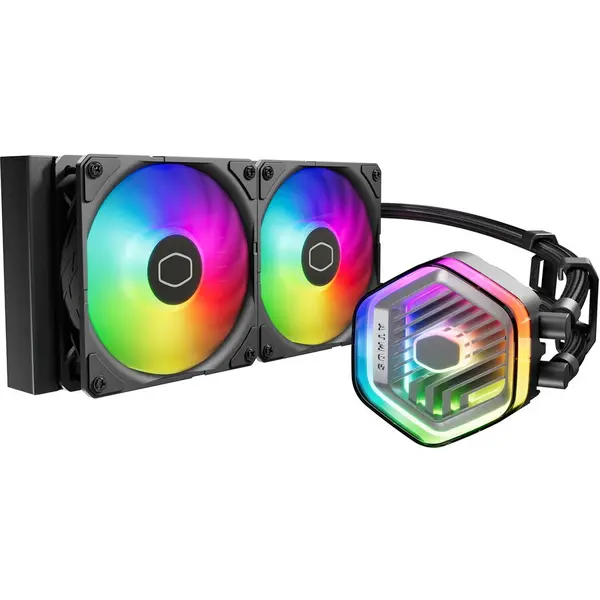 COOLER MASTER Cooler CPU COOLER MASTER Liquid 240 Atmos aRGB, Negru