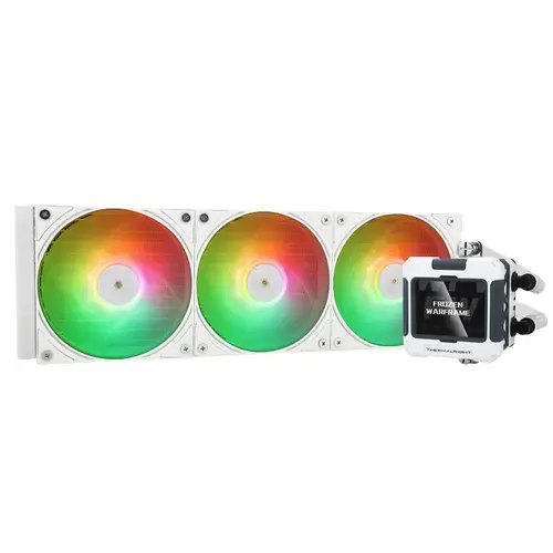 Cooler Thermalright Frozen Warframe 360 White ARGB, Racire cu lichid, 3 x 120mm, 2000 rpm, ARGB (Alb)