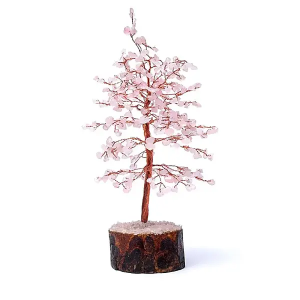 Copac Feng Shui cuart roz – Tree of Life 23 cm