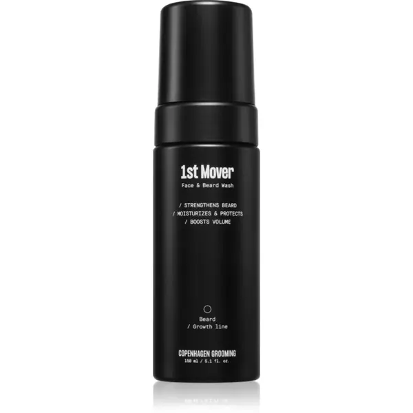 Copenhagen Grooming 1st Mover Face & Beard Wash spuma de curatare pentru barbă 150 ml
