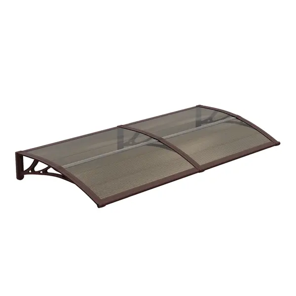 Copertină ECO 200x100 cm din policarbonat – Maro/Bronz - Maro/Bronz