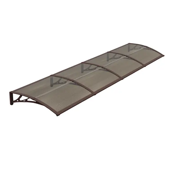 Copertină ECO 400x80 cm din policarbonat – Maro/Bronz - Maro/Bronz