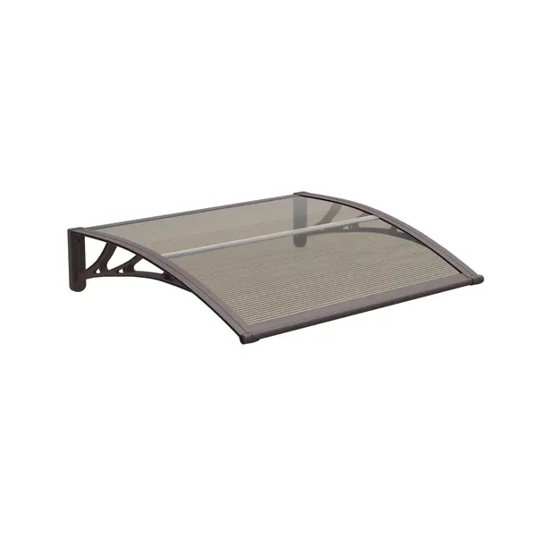 Copertină ECO 60x60 cm din policarbonat – Maro/Bronz - Maro/Bronz
