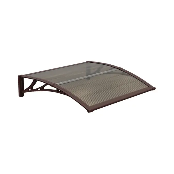 Copertină ECO 80x60 cm din policarbonat – Maro/Bronz - Maro/Bronz