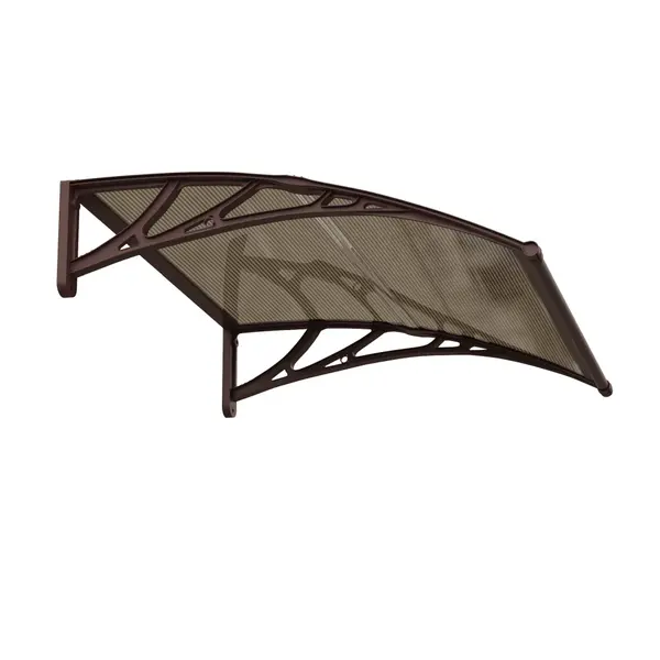Copertină ECO 80x80 cm din policarbonat – Maro/Bronz - Maro/Bronz