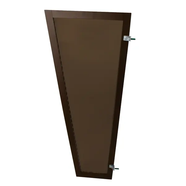 Copertină FLUX PRO 130x53x30 cm din policarbonat – Maro/Bronz - Maro/Bronz