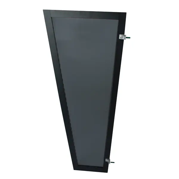 Copertină FLUX PRO Alu + Policarbonat de ușă 130x53x30cm marchiză adăpost acoperiș negru-antracit - Negru/Antracit
