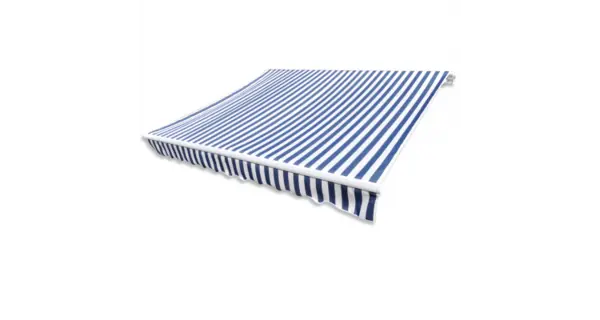 Copertina marchiza, 4 x 3 m, Albastru/ Alb (nu include scheletul)